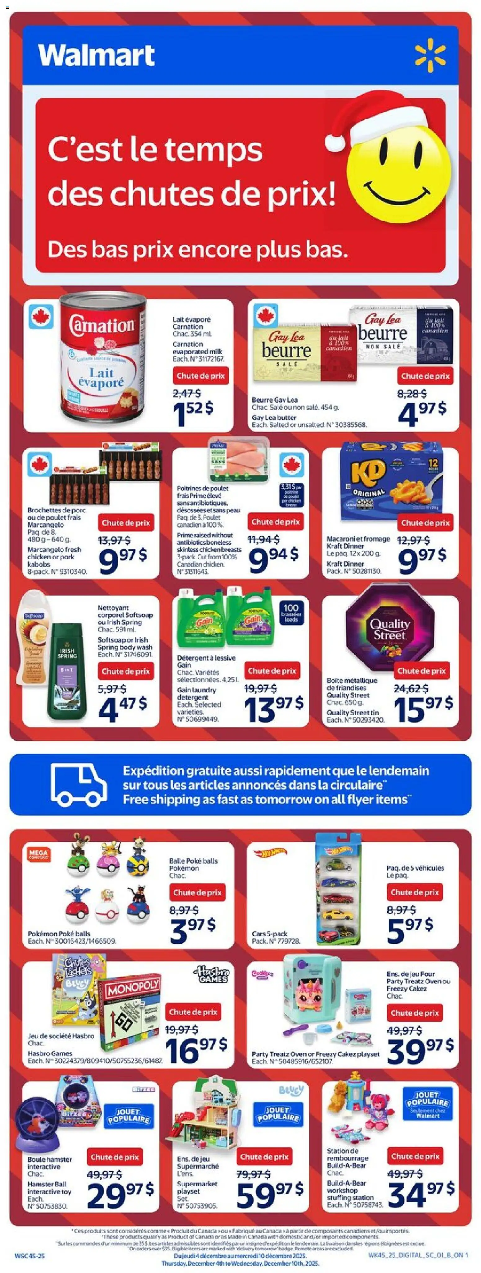 Preview of leaflet Circulaire from shop Walmart is valid from Dec 04, 2025