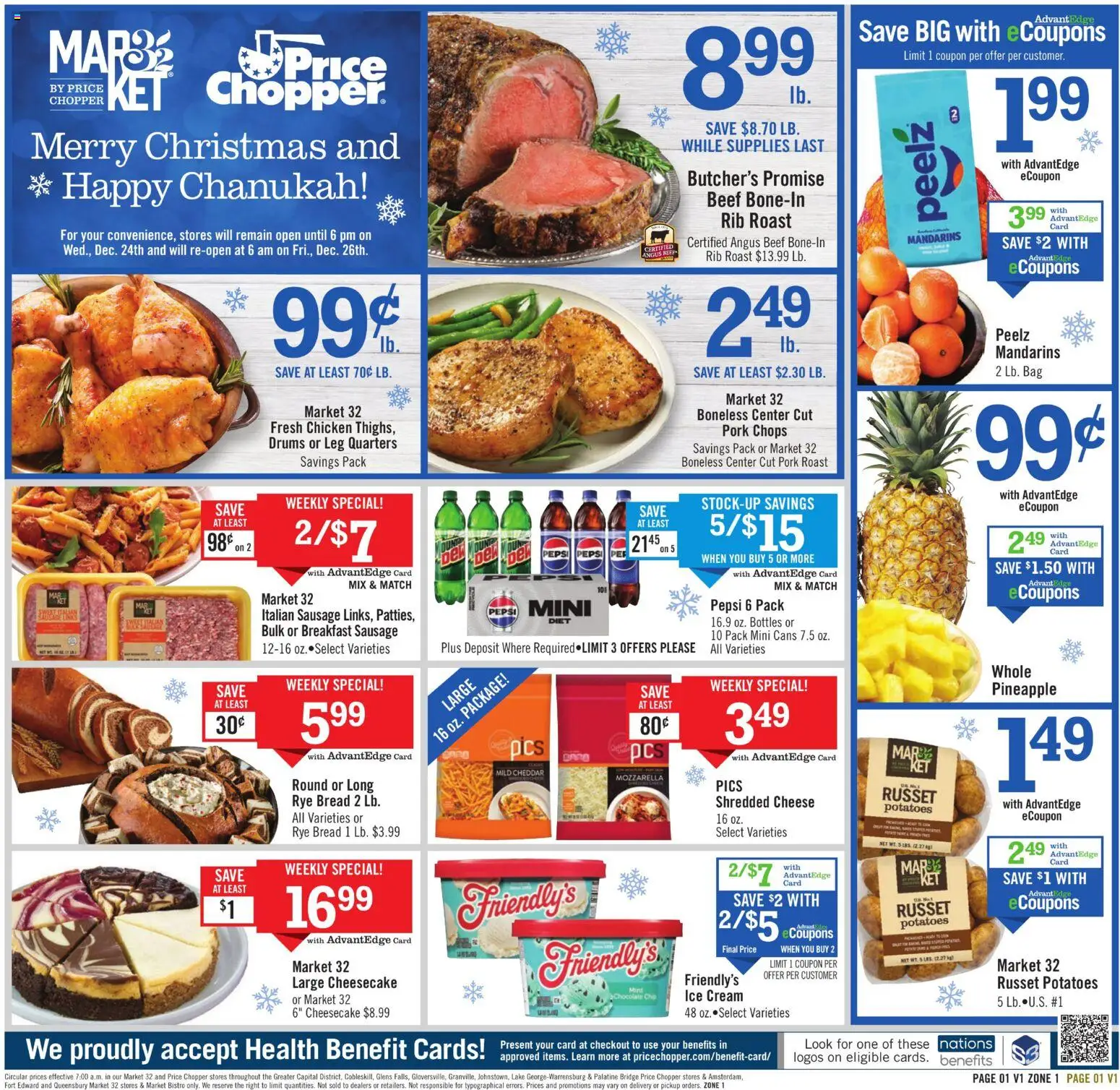 Ad Preview of Price Chopper Weekly Ad from 12/21/2025