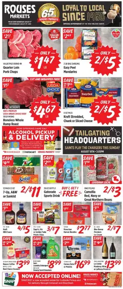 Ad Preview of Rouses Weekly Ad - LA from 08/06/2025
