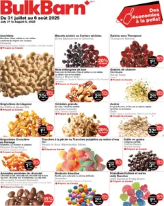 Un aperçu du dépliant Circulaire du magasin Bulk Barn est valide à partir 31 juill. 2025