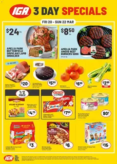 Preview of catalogue IGA Weekend Specials NT/WA from shop IGA valid 20/03/2026