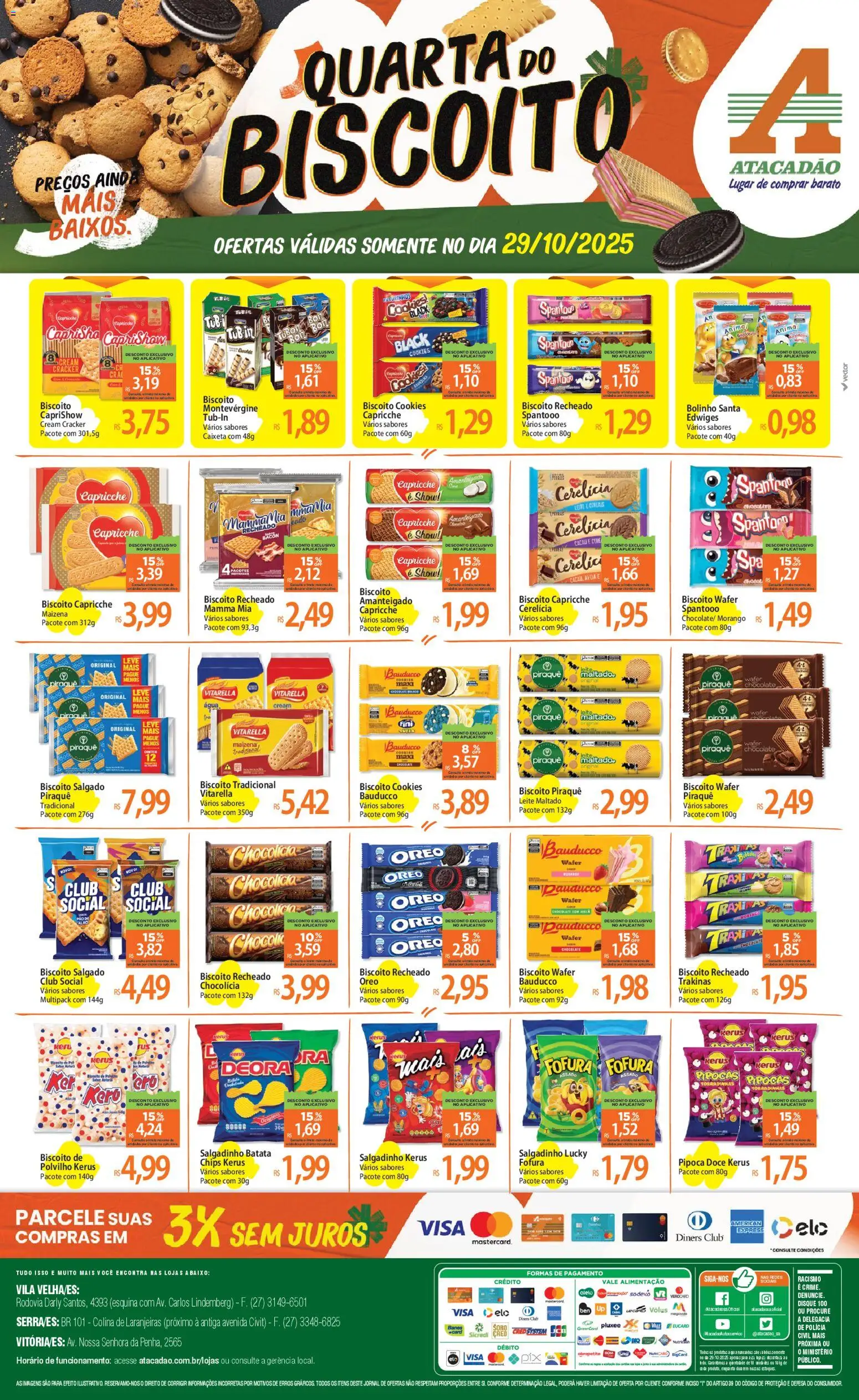 Pré-Visualização do folheto "Ofertas - ES" da loja Atacadão válido a partir de 29/10/2025