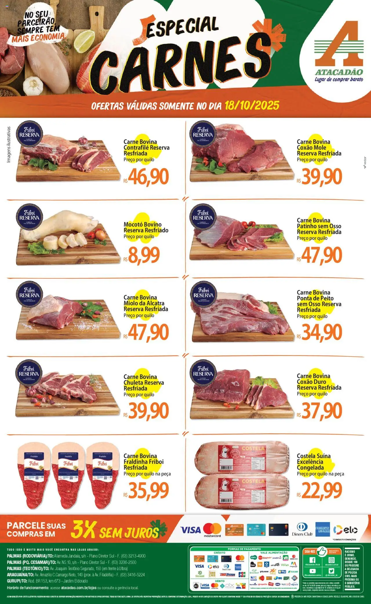 Atacadão folheto "Ofertas - TO" válido a partir de 18/10/2025 - número de página 1