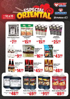 Pré-Visualização do folheto "Mateus ofertas Especial Oriental" da loja Mateus válido a partir de 12/03/2026