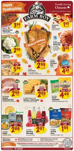 Un aperçu du dépliant Weekly flyer / circulaire du magasin Farm Boy est valide à partir 9 oct. 2025