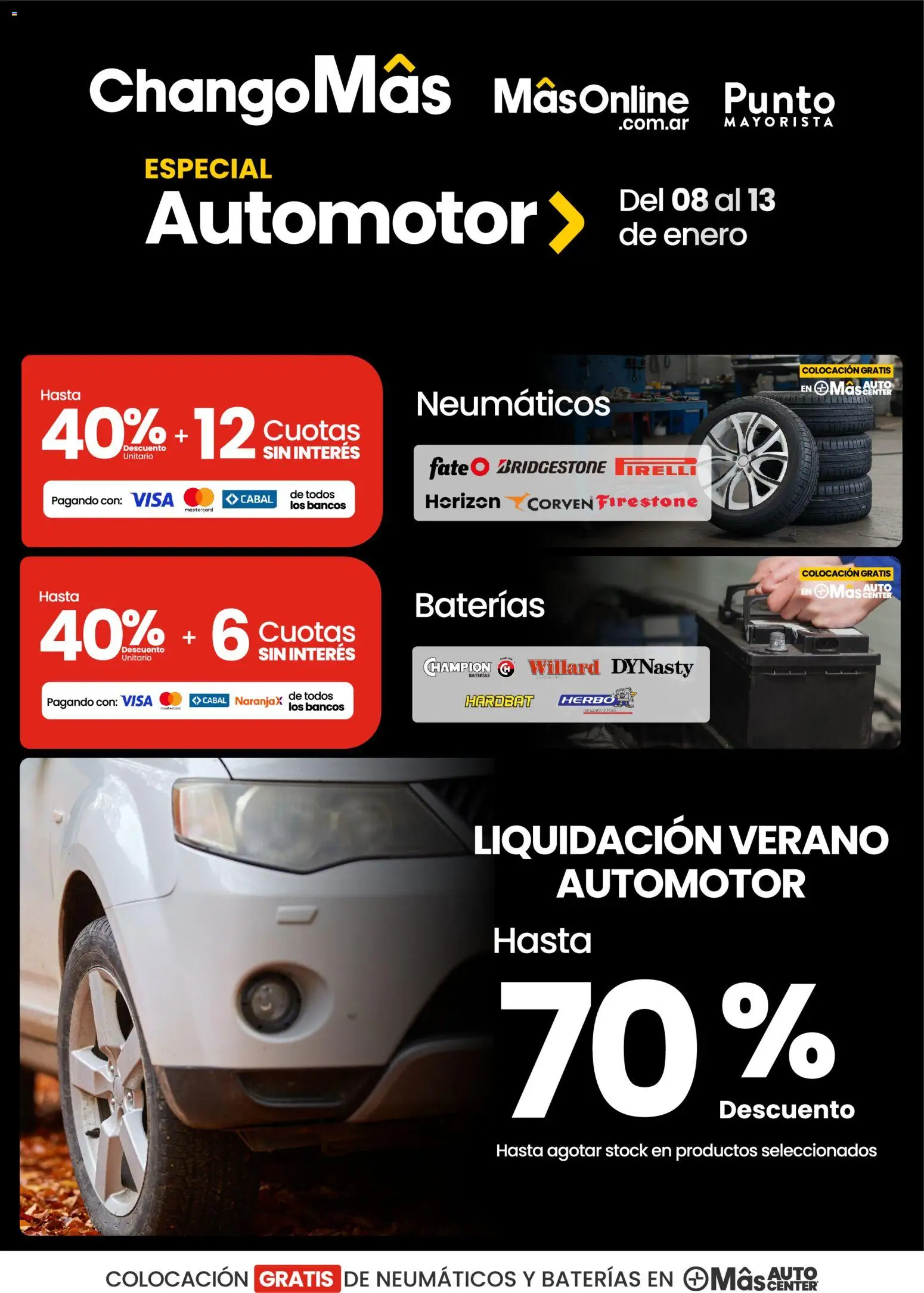 Vista previa del folleto de la tienda Changomas válido desde el 08/01/2026 