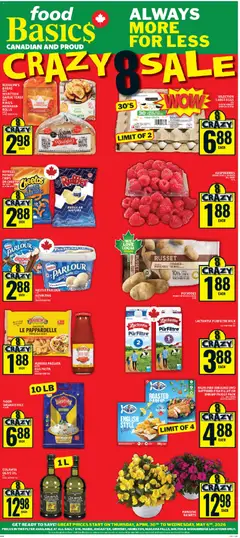 Preview of leaflet Food Basics weekly flyer - Ancaster from shop Food Basics is valid from Apr 30, 2026