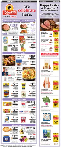 Ad Preview of ShopRite ShopRite Weekly Ad from 03/27/2026