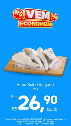 Pré-Visualização do folheto "Ofertas da semana" da loja Vencedor Atacadista válido a partir de 08/08/2025