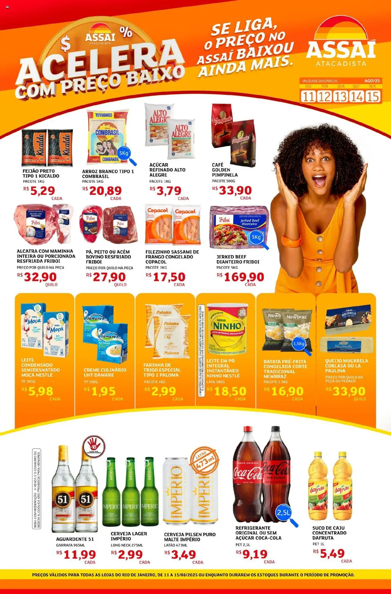Assaí Atacadista folheto "Encarte - RJ" válido a partir de 11/08/2025 - número de página 1