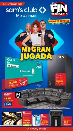 Vista previa las ofertas de la tienda Sam's Club - Buen Fin desde el 13/11/2025 | Página: 5