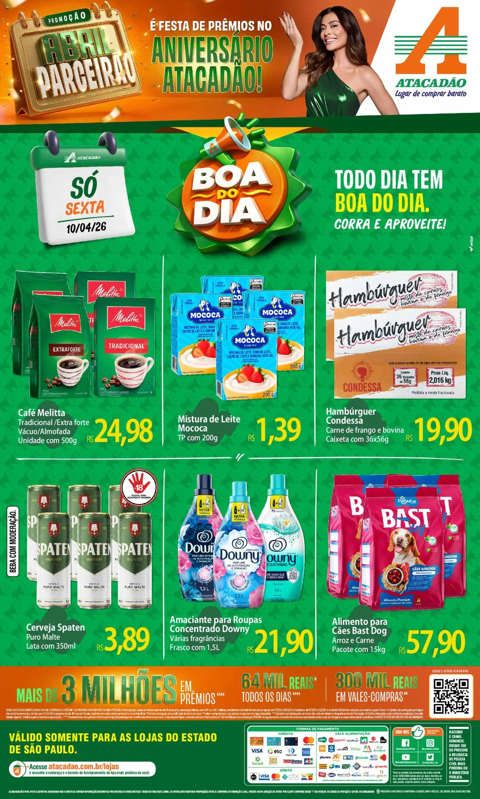 Pré-Visualização do folheto "Atacadão ofertas - SP" da loja Atacadão válido a partir de 10/04/2026