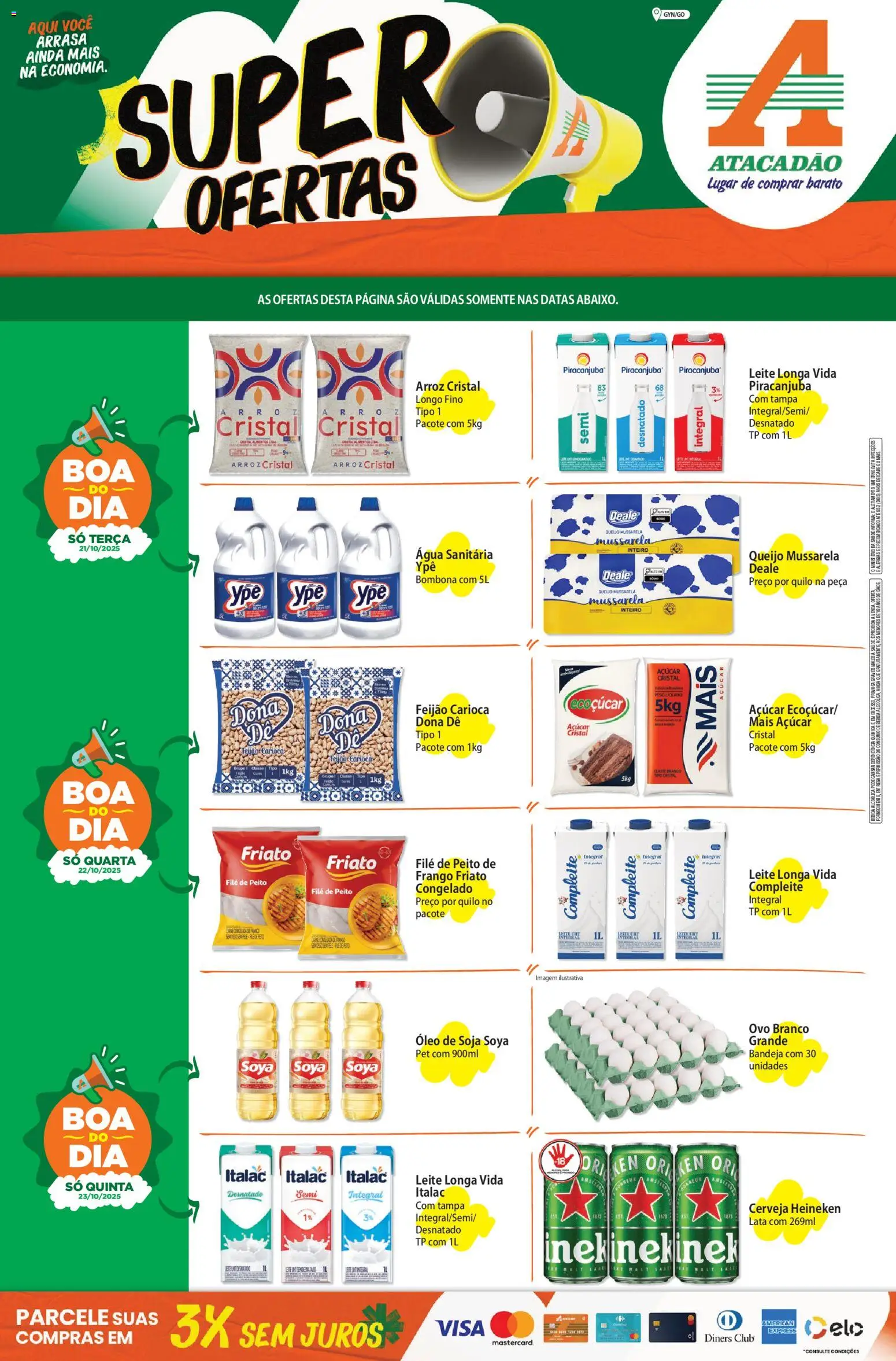 Atacadão folheto "Ofertas - GO" válido a partir de 21/10/2025 - número de página 1