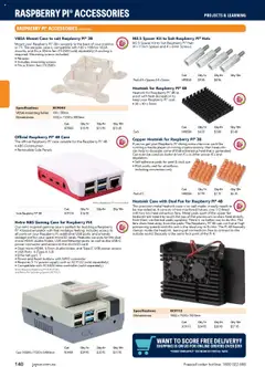 Preview of catalogue Engineering & Scientific Catalogue 2025/2026 from shop Jaycar valid 09/07/2025 | Page: 140