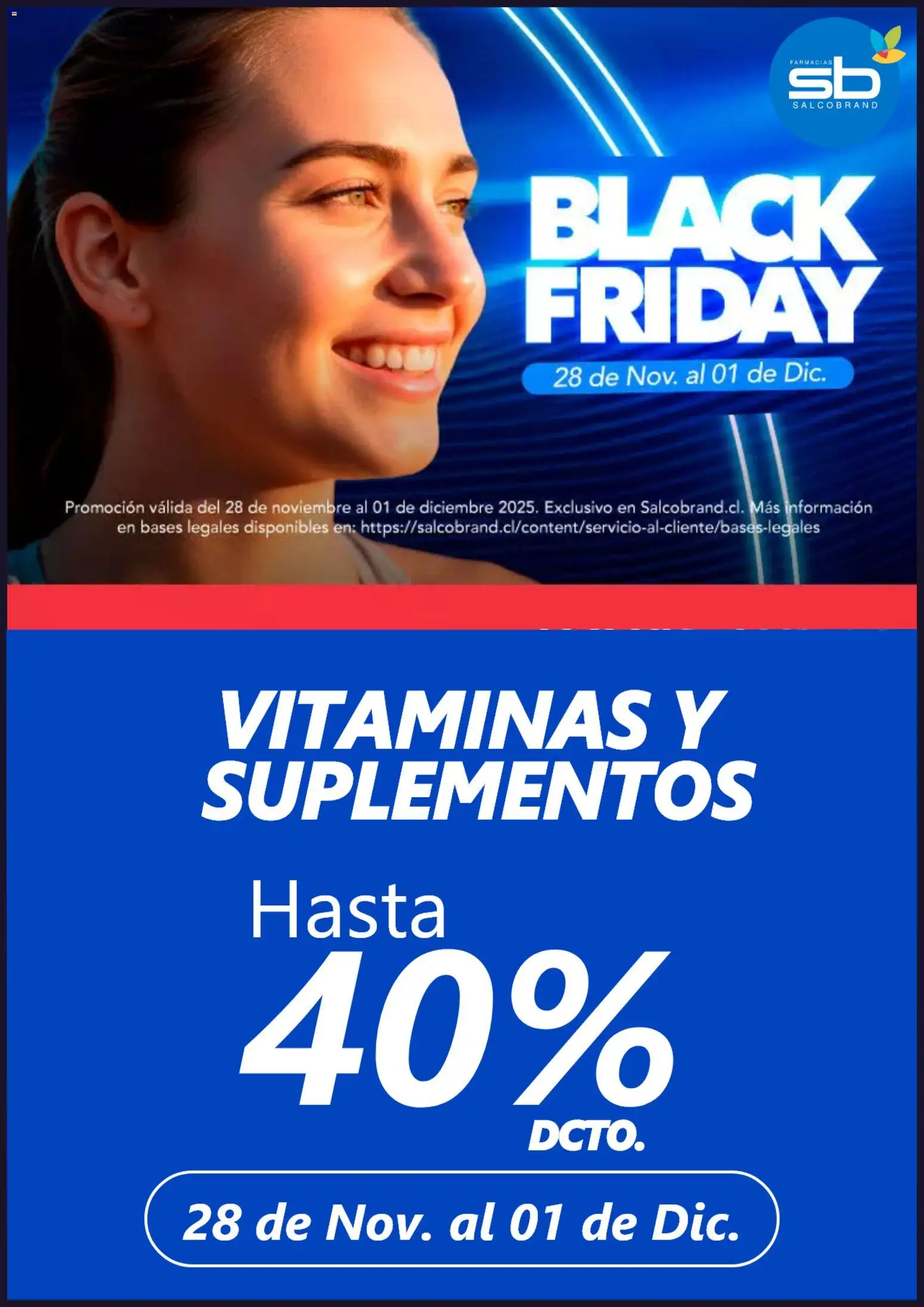 Folleto de la tienda Salcobrand válido desde el 28.11.2025 - Vitaminas