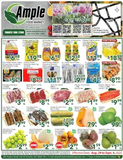 Preview of leaflet Weekly flyer Toronto York from shop Ample Food Market is valid from Aug 29, 2025