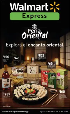 Vista previa las ofertas de la tienda Walmart Express - Folleto Feria Oriental desde el 12/02/2026 