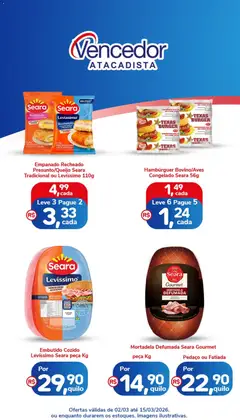 Pré-Visualização do folheto "Vencedor Atacadista - Ofertas da semana" da loja Vencedor Atacadista válido a partir de 02/03/2026