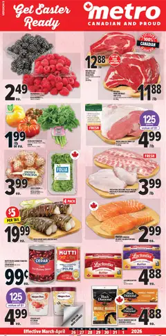 Preview of leaflet Metro weekly flyer - Québec from shop Metro is valid from Mar 26, 2026