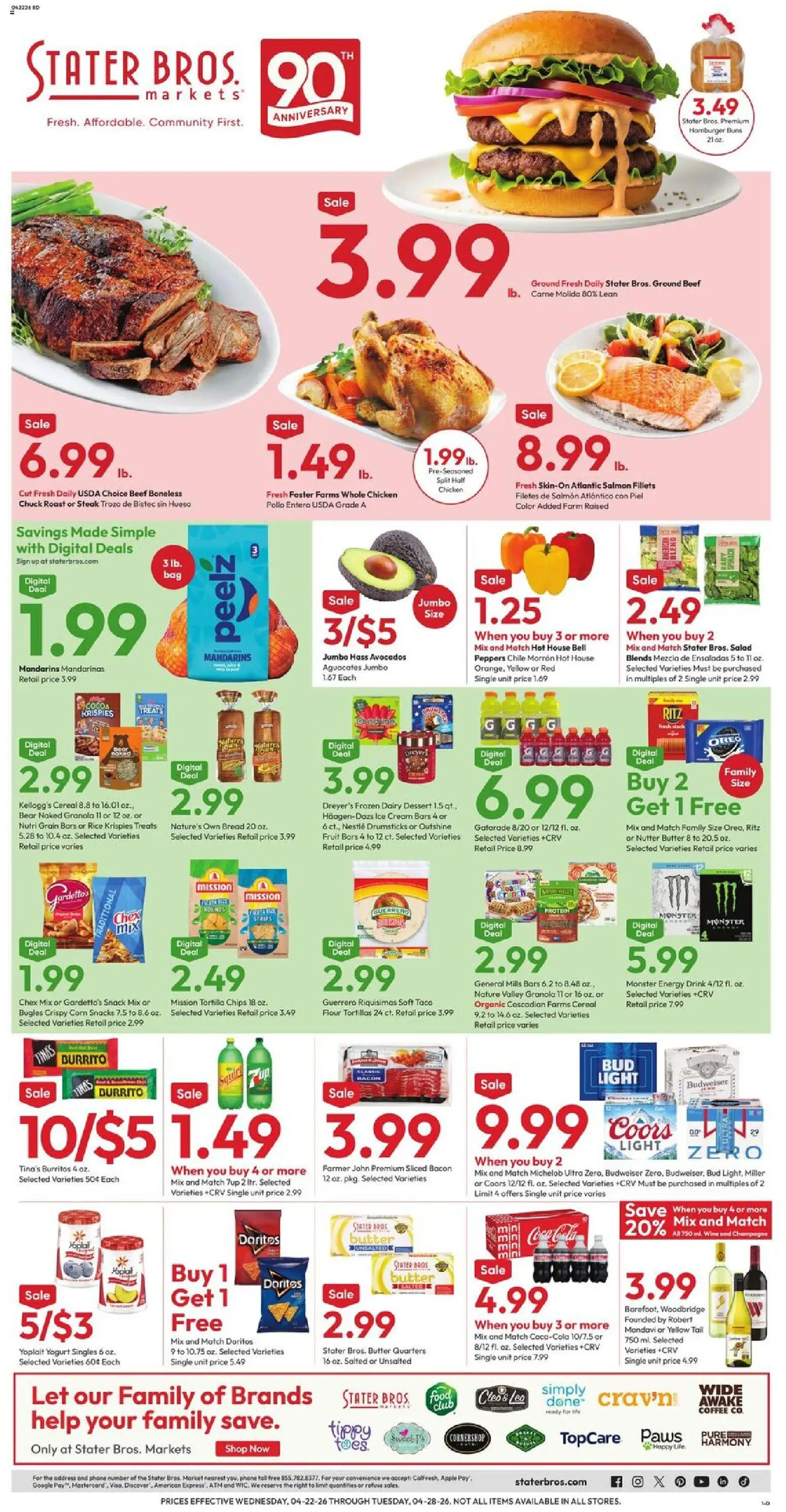 Ad Preview of Stater Bros Stater Bros Weekly Ad from 04/22/2026