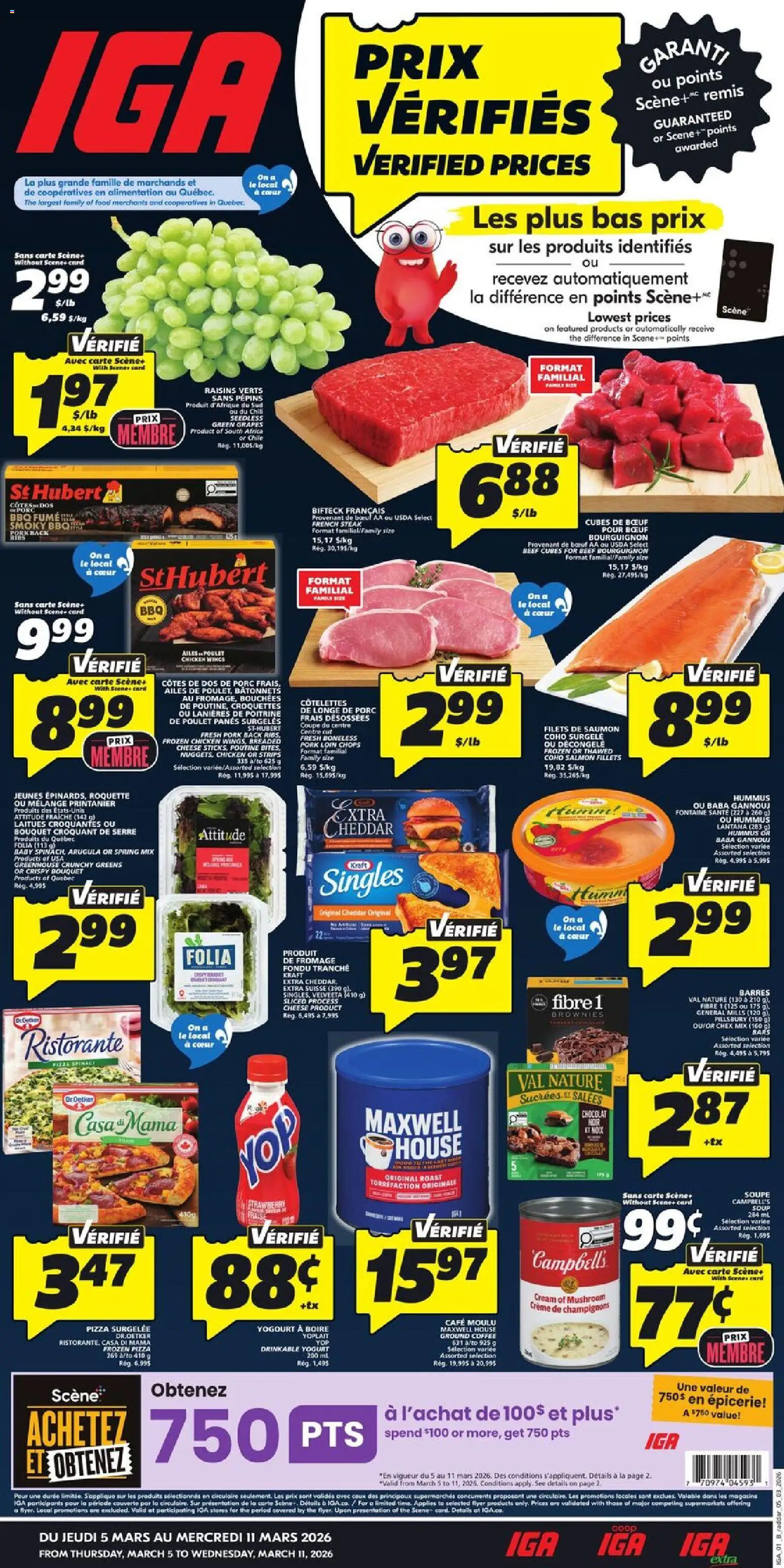 Preview of leaflet IGA circulaire - Quebec from shop IGA is valid from Mar 05, 2026