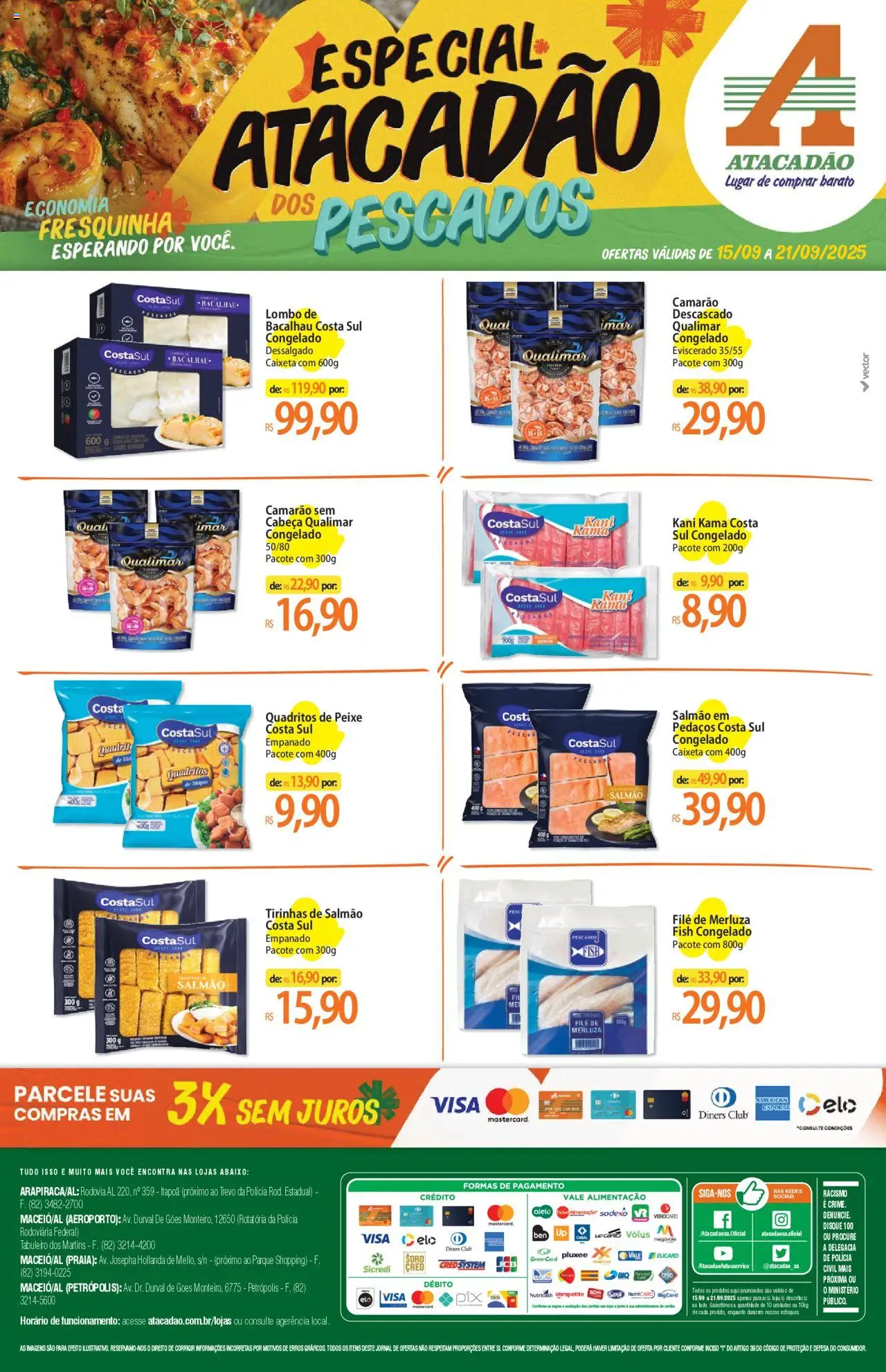 Atacadão folheto "Ofertas - AL" válido a partir de 15/09/2025 - número de página 1