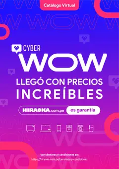 Vista previa de Cyber Wow de la tienda Hiraoka válido desde 14/07/2025