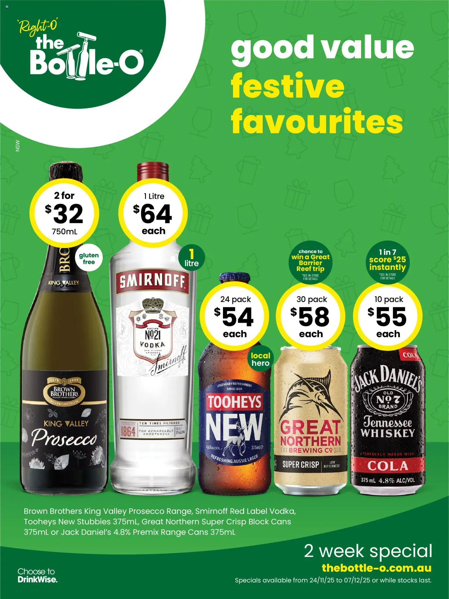 Preview of catalogue Black Friday from shop The Bottle-O valid 24/11/2025
