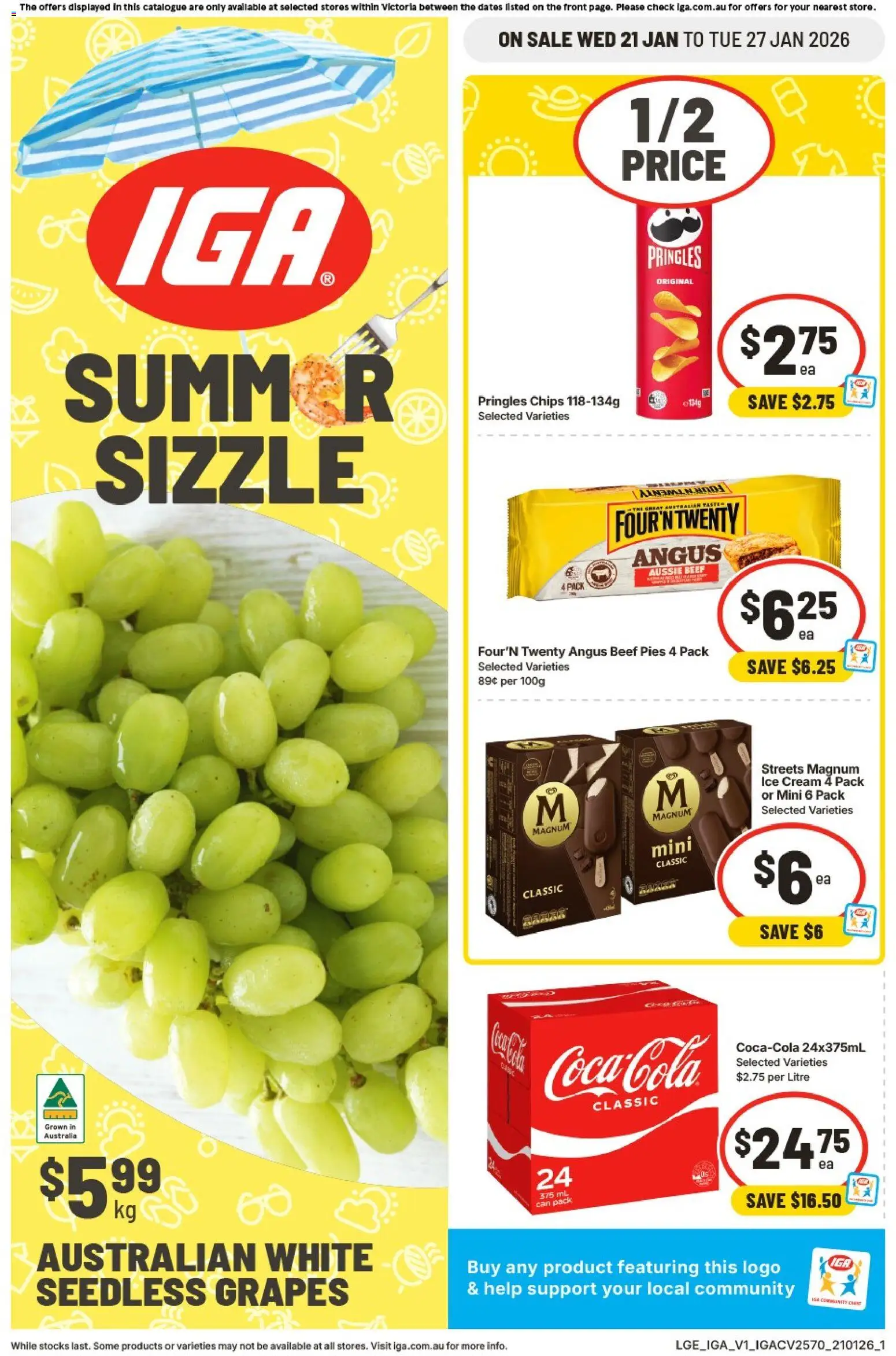 Preview of catalogue Catalogue from shop IGA valid 21/01/2026