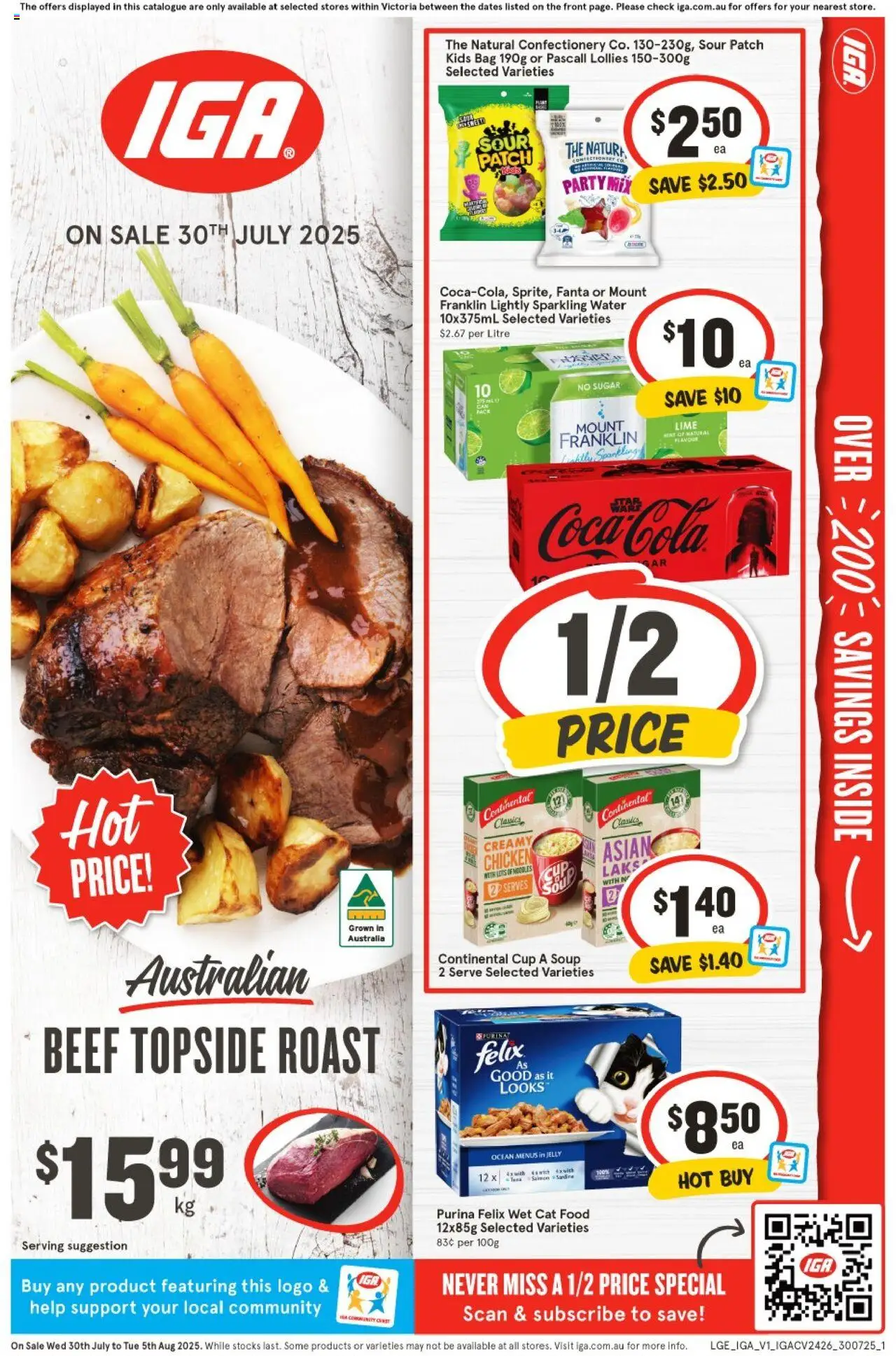 IGA catalogue valid from 30/07/2025 - page 1