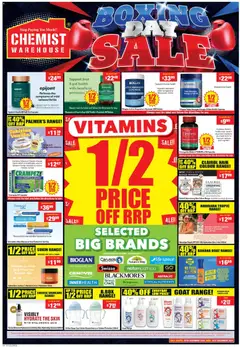 Preview of catalogue Catalogue from shop Chemist Warehouse valid 25/12/2025