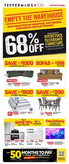 Preview of leaflet Weekly flyer / circulaire from shop Tepperman's is valid from Jan 23, 2026