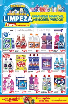 Pré-Visualização do folheto "Fort Atacadista ofertas Perfumaria e Limpeza" da loja Fort Atacadista válido a partir de 13/04/2026
