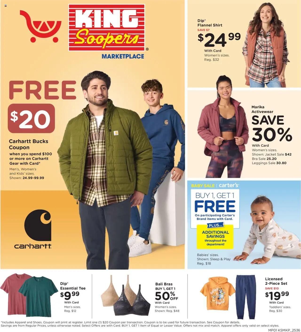 King Soopers Home & Apparel from 10/08/2025 - Flyer - Page number 1