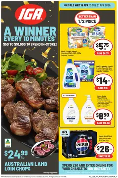 Preview of catalogue IGA catalogue VIC from shop IGA valid 15/04/2026