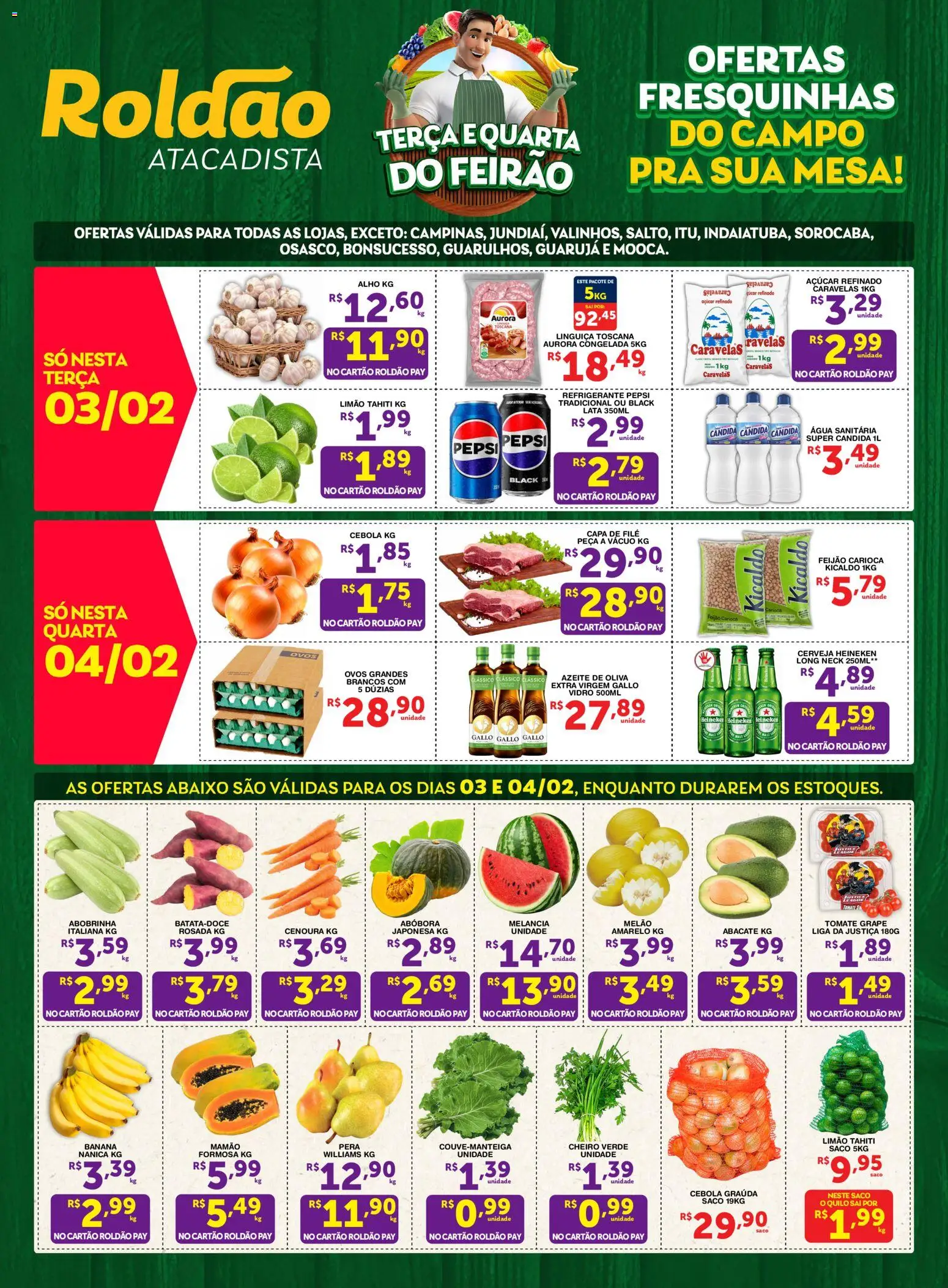 Pré-Visualização do folheto "Ofertas Hortifruti " da loja Roldão válido a partir de 03/02/2026