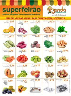 Pré-Visualização do folheto "Ofertas Feirão" da loja Sonda válido a partir de 30/07/2025