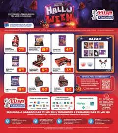 Pré-Visualização do folheto "Ofertas da Halloween" da loja Higa Atacado válido a partir de 07/10/2025