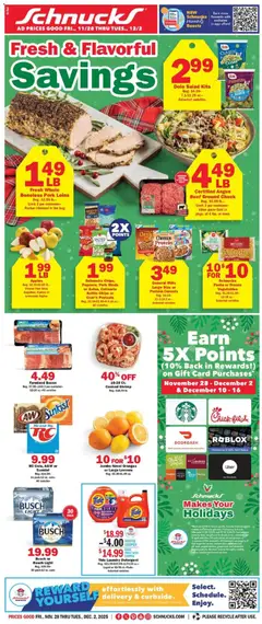 Ad Preview of Schnucks Weekly Print Ad - IL from 11/28/2025