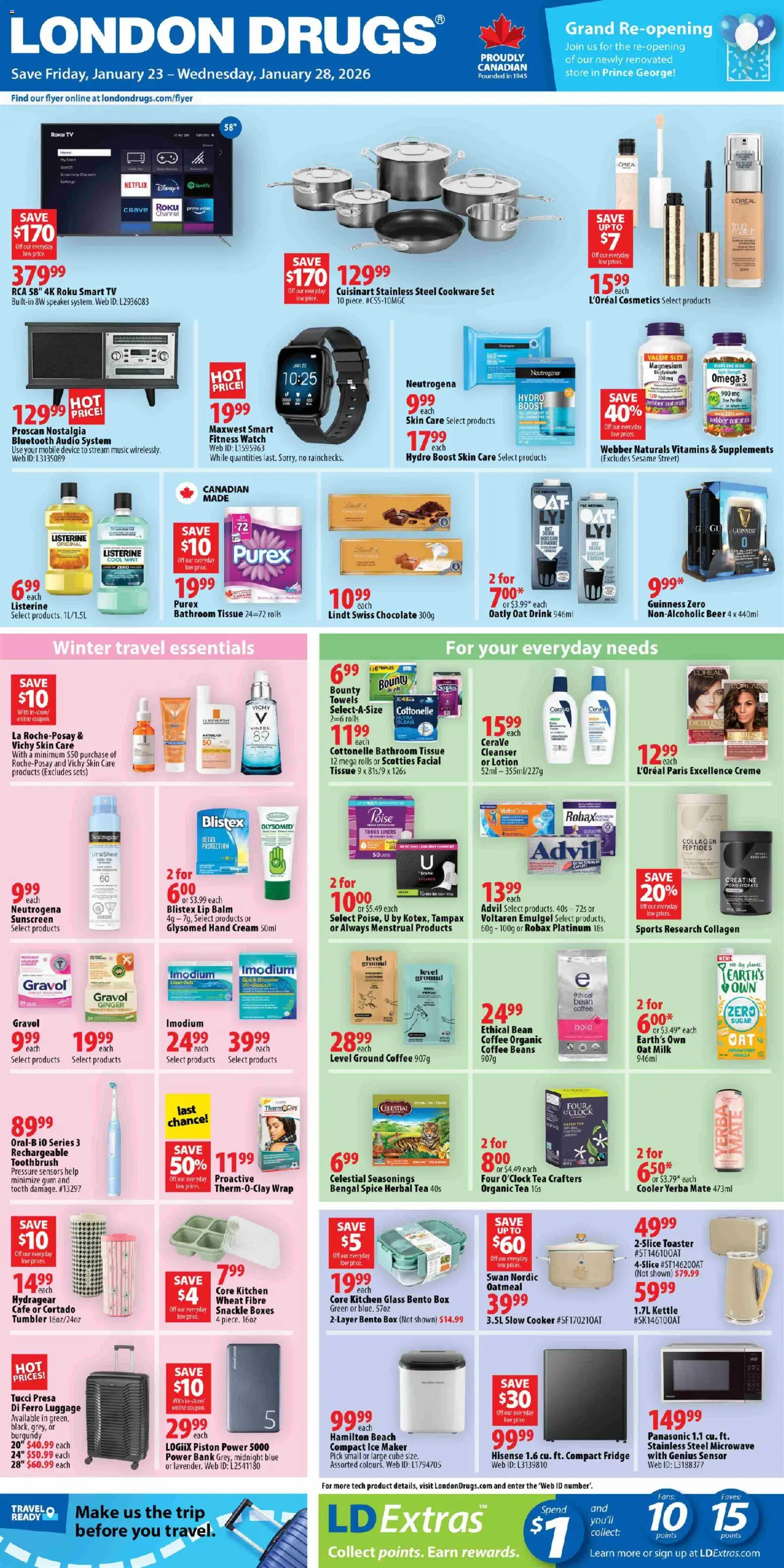 Preview of leaflet Weekly flyer / circulaire from shop London Drugs is valid from Jan 23, 2026