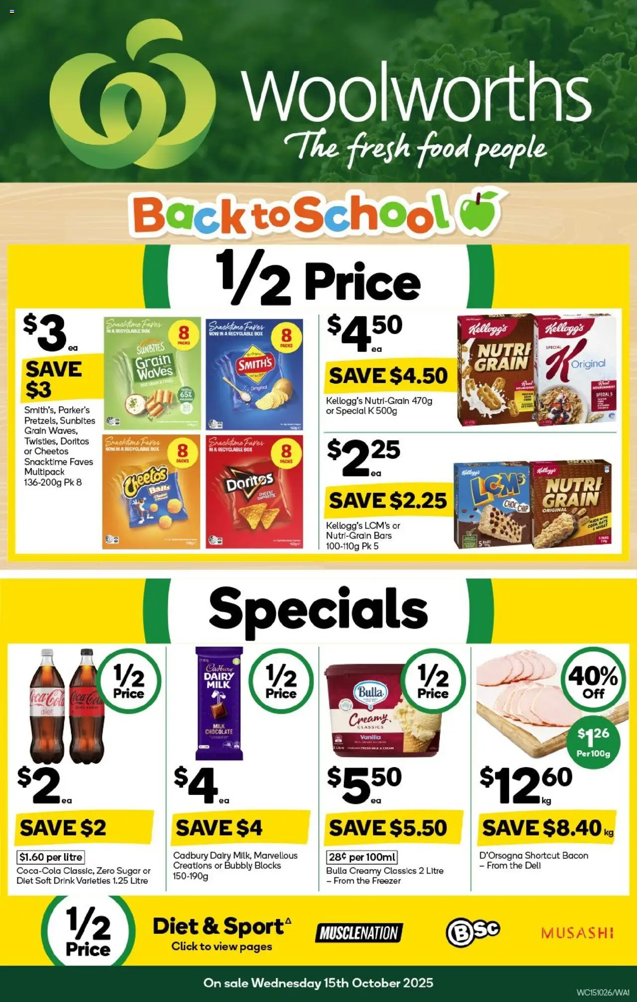 Woolworths catalogue valid from 15/10/2025 - page 1