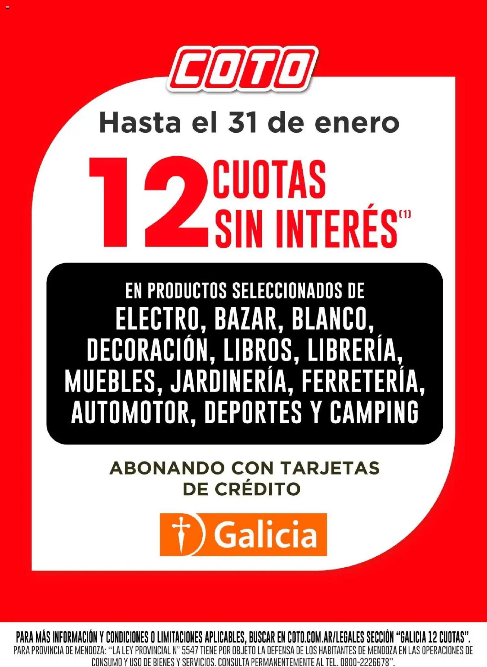 Vista previa del folleto de la tienda Coto válido desde el 05/01/2026 