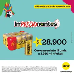  Vista previa del prospecto Catálogo Éxito del almacen Éxito válida del 02/01/2026 al 14/01/2026