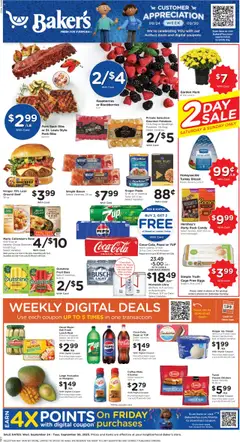 Ad Preview of Baker's Weekly Ad from 09/24/2025