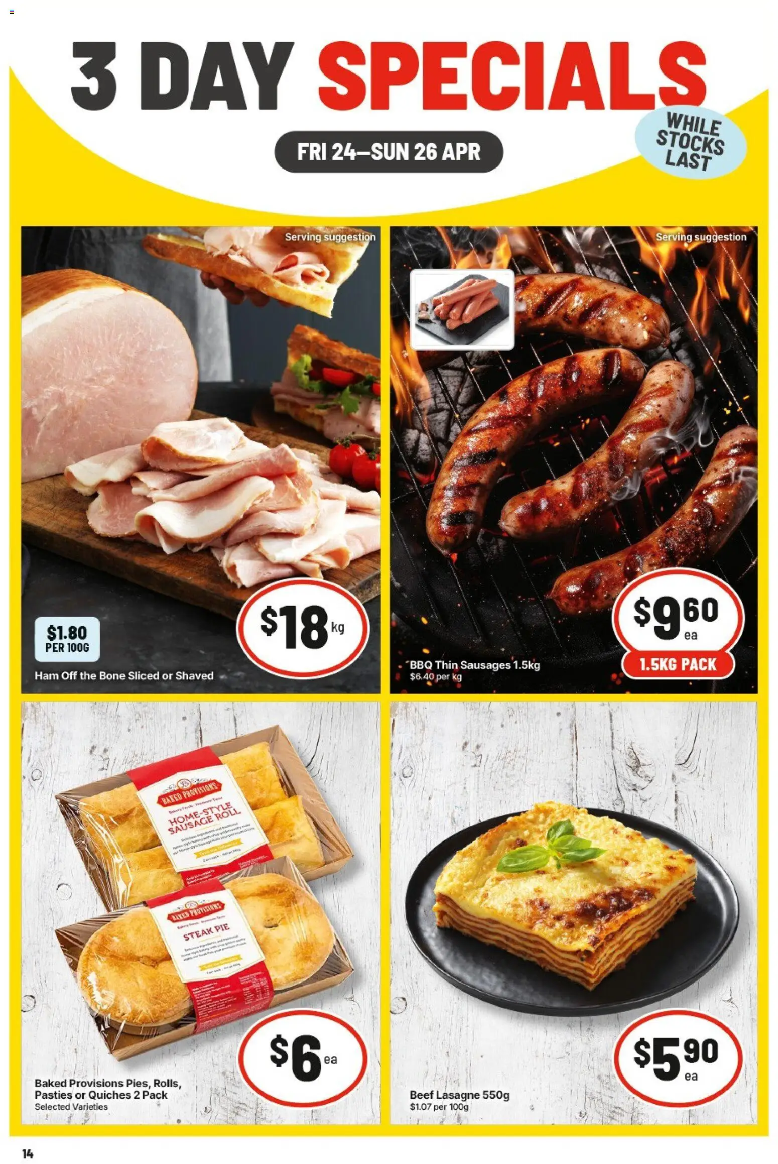 Preview of catalogue IGA 3 Day Specials NSW from shop IGA valid 24/04/2026