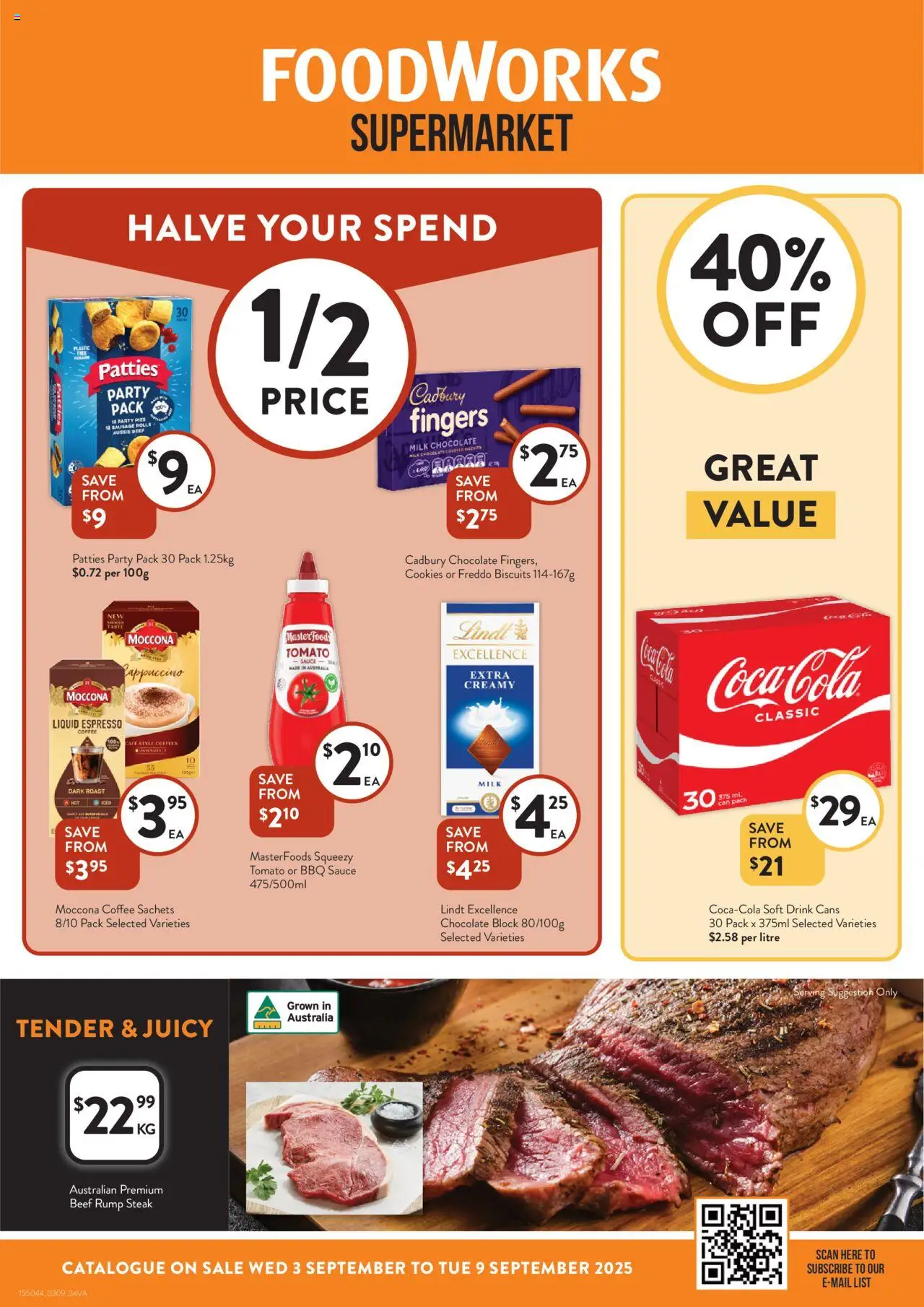 Foodworks catalogue valid from 03/09/2025 - page 1