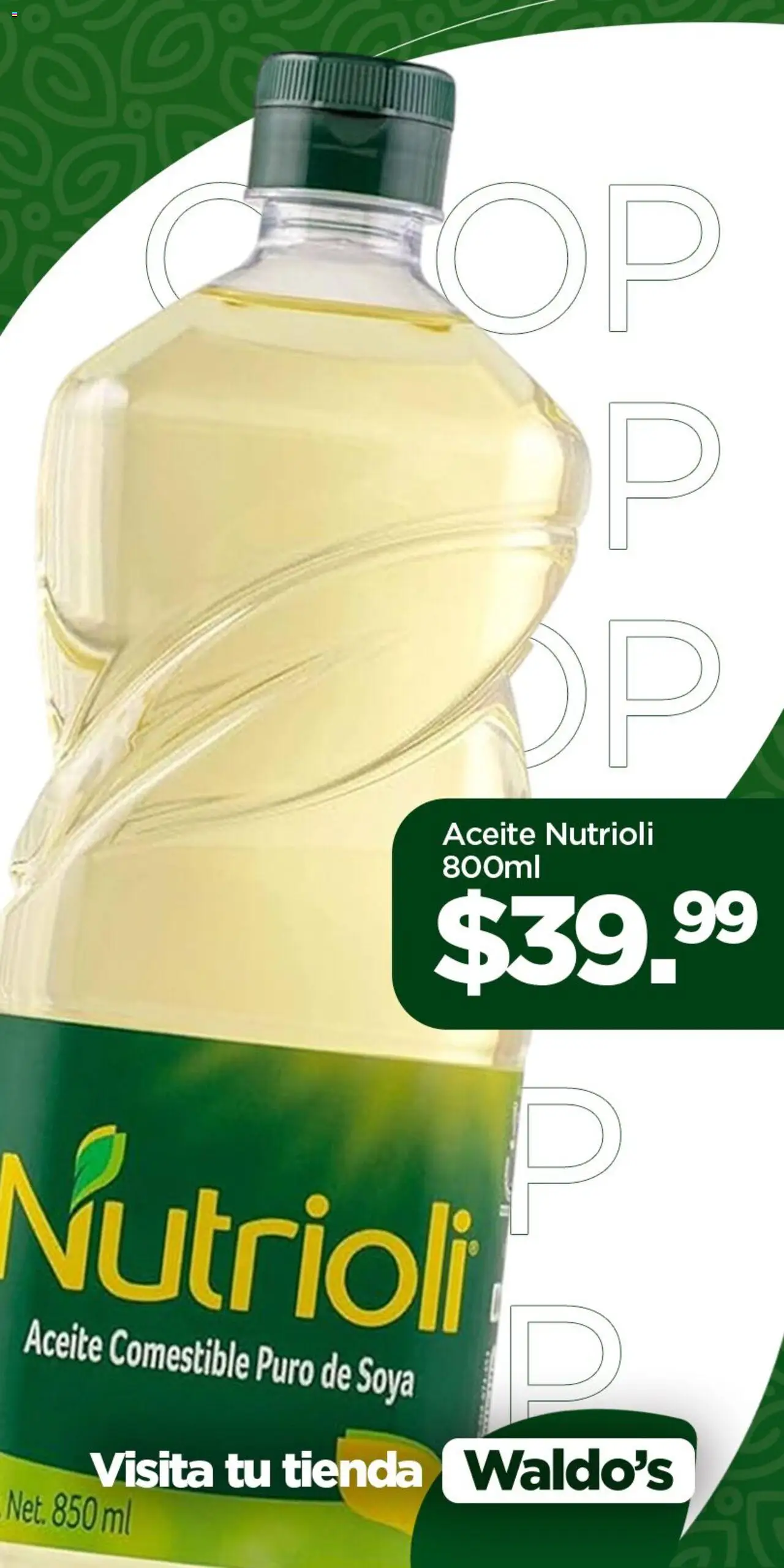 Catálogo Encuentra Aceite Nutriol Waldo's y sus promociones válidas desde el 09/05/2025 - Número de página 1 - Aceite