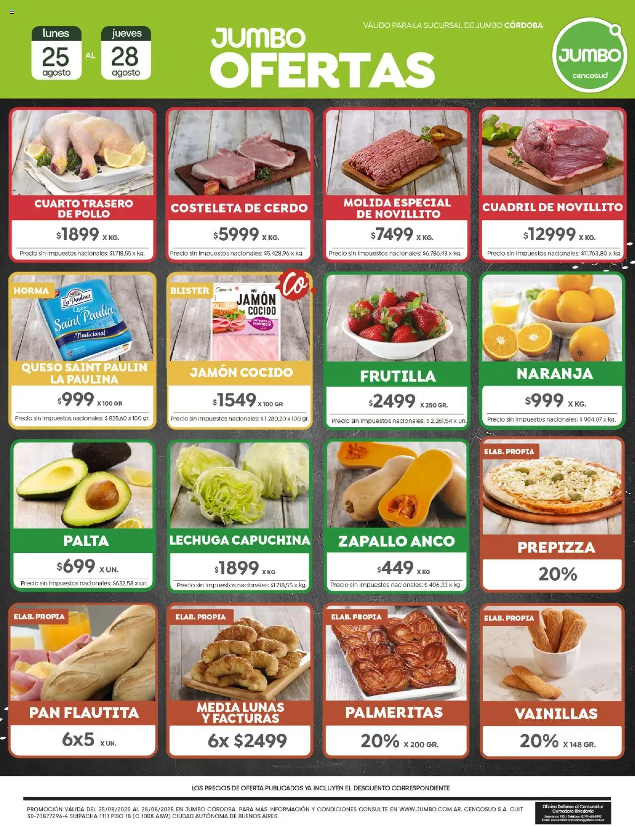 Jumbo Oferta | Córdoba del 25/08/2025 >> Catálogo