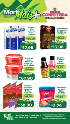 Pré-Visualização do folheto "Ofertas de confeitaria" da loja Mart Minas válido a partir de 18/11/2025