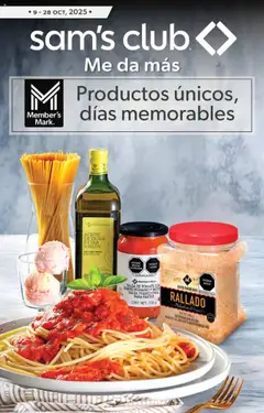 Vista previa las ofertas de la tienda Sam's Club - Catálogo desde el 09/10/2025 